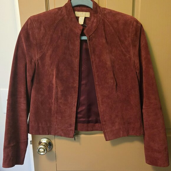 Kate Hill Red Suede Jacket - 2P - Picture 4 of 4